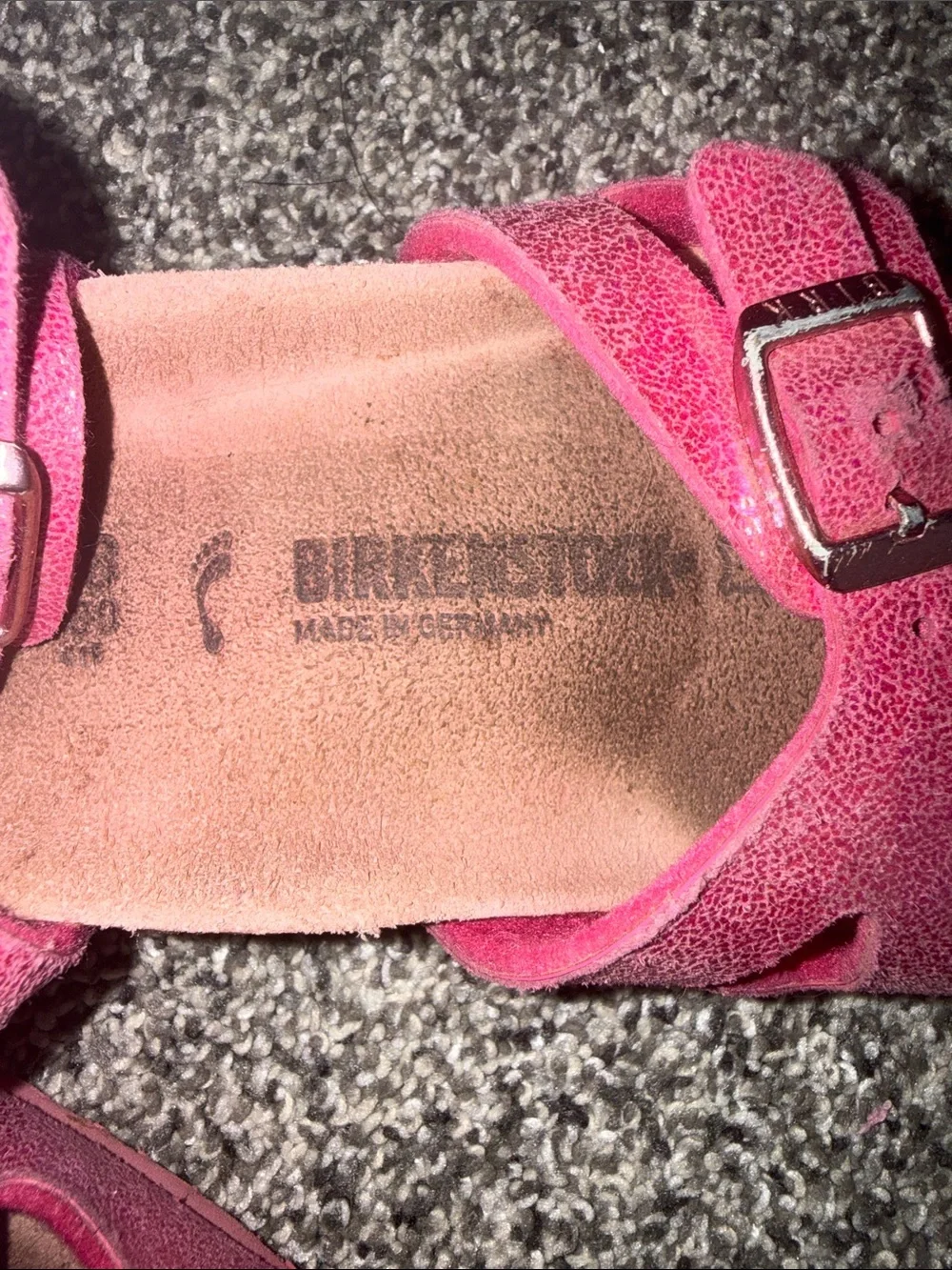 Birkenstock sparkling pink